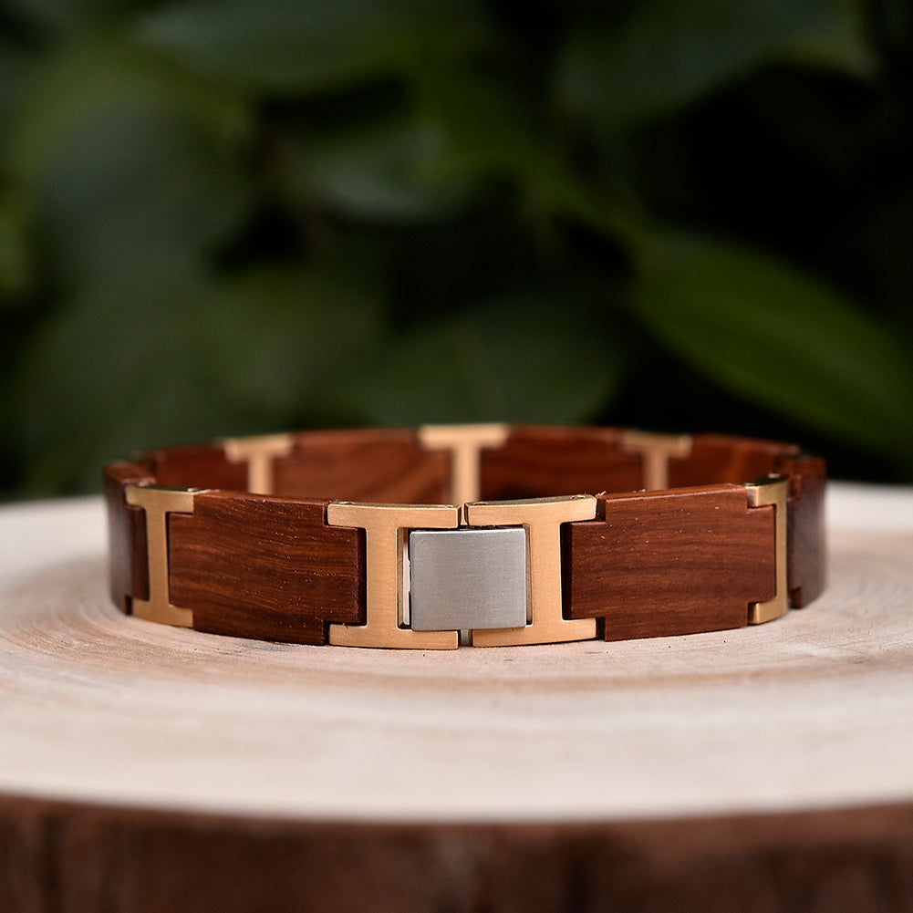Jedes kleine Detail ein Hingucker - unser Armband "Summertime" aus Holz