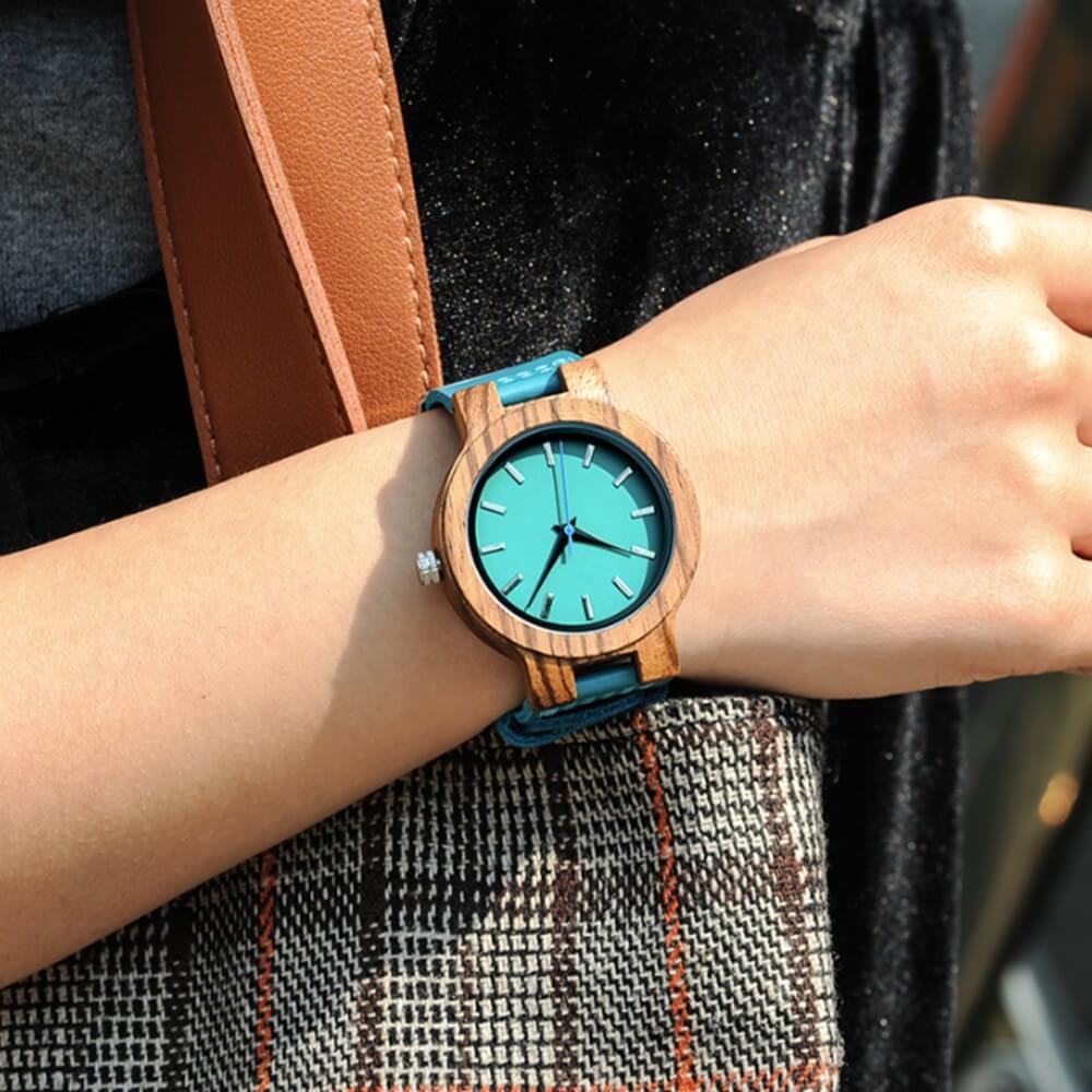 Holzarmbanduhren für Damen online kaufen | Wood o\'clock