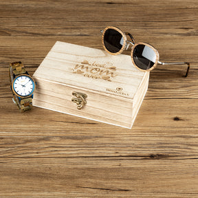 "Best Mom Summertime" lautet der Name dieser hochwertigen Geschenkbox inklusive Uhr und Sonnenbrille